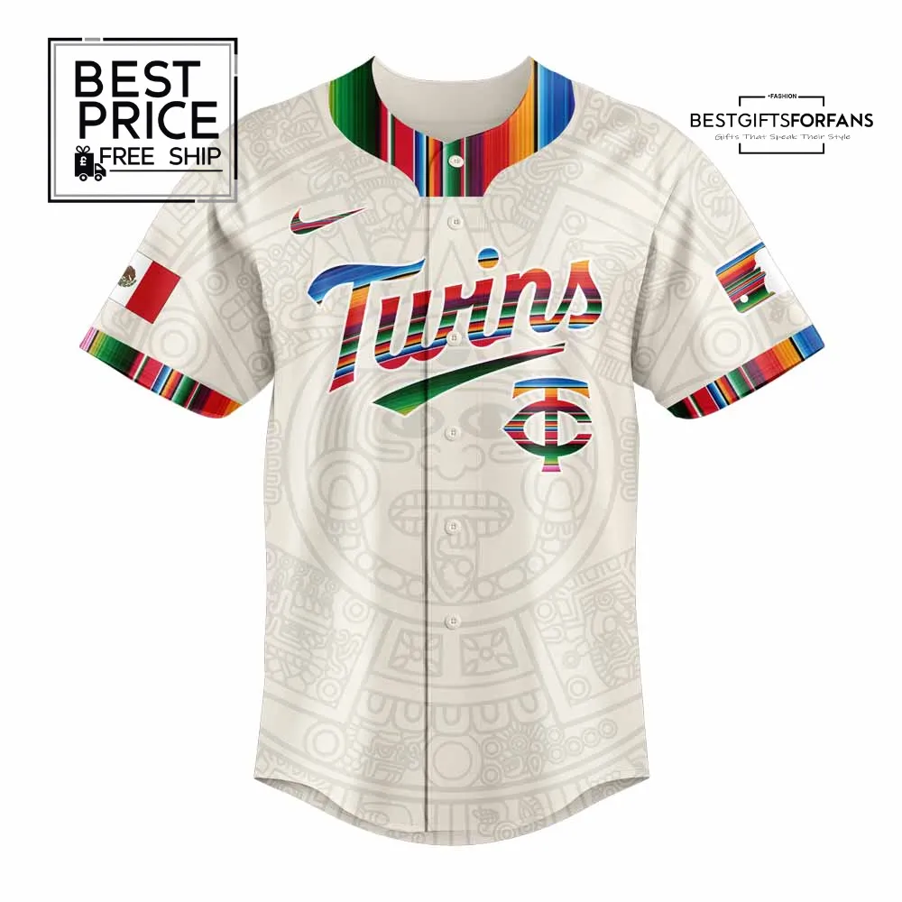 Minnesota Twins Mexican Heritage Night Limited Edition Baseball Jersey Minnesota Twins Mexican Heritage Night Limited Edition Baseball Jersey