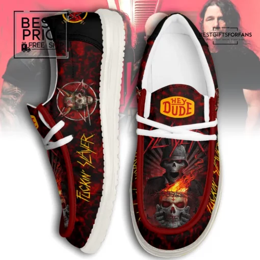 Mistmerch Slayer Band Limited Edition Hey dude Shoes