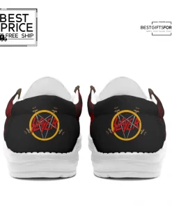 Mistmerch Slayer Band Hey dude Shoes 4