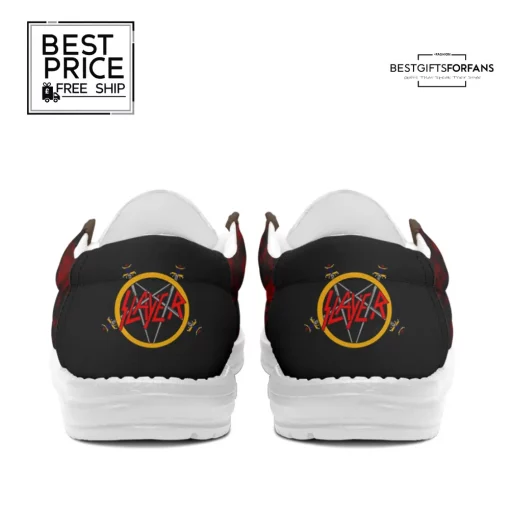 Mistmerch Slayer Band Limited Edition Hey dude Shoes