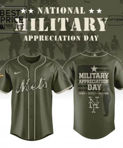 New York Mets x Military Appreciation Day Limited Edition Baseball Jersey