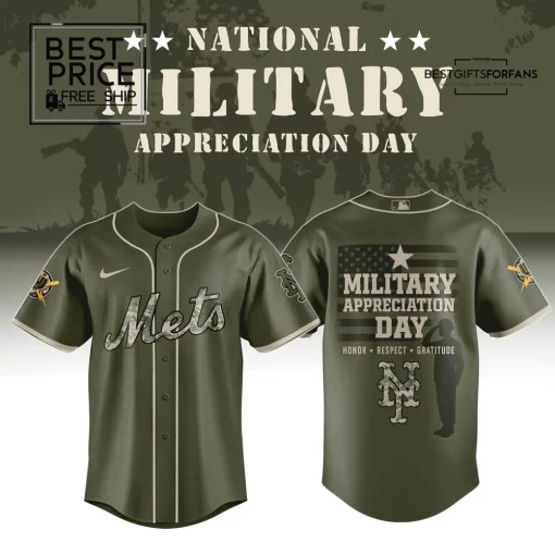 New York Mets x Military Appreciation Day Limited Edition Baseball Jersey