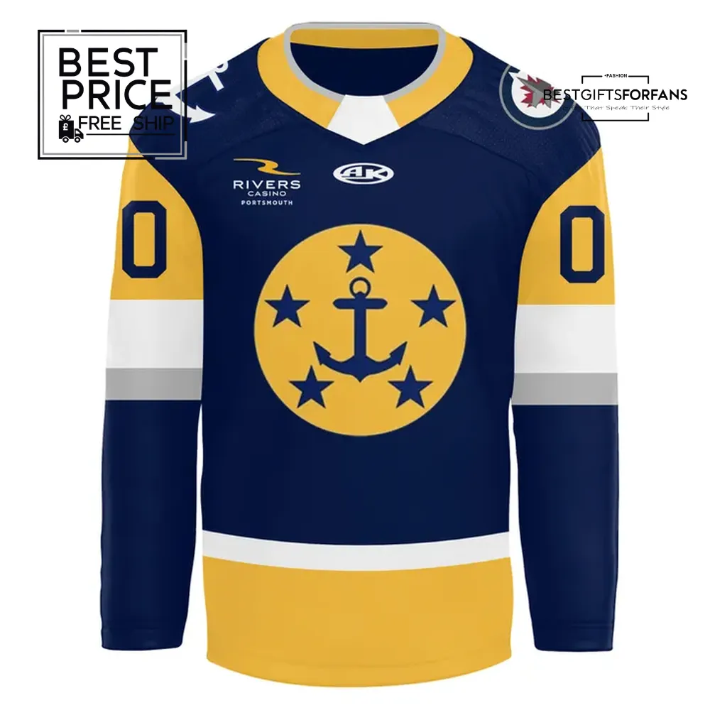 Norfolk Admirals 2025 ECHL Kelly Cup Playoffs Limited Edition Hockey Jersey Norfolk Admirals 2025 ECHL Kelly Cup Playoffs Limited Edition Hockey Jersey