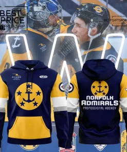 Norfolk Admirals 2025 ECHL Kelly Cup Playoffs Special Edition Hoodie
