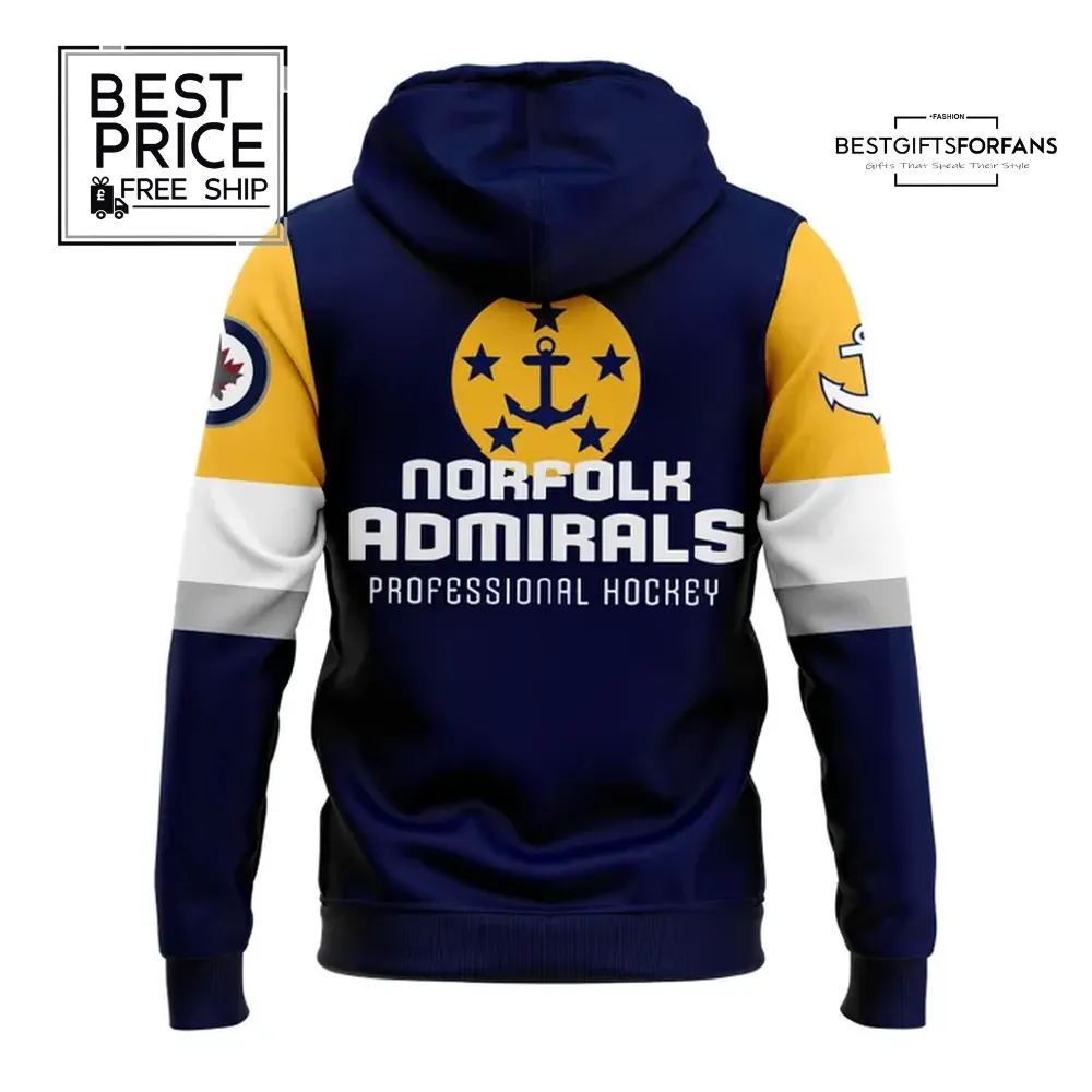 Norfolk Admirals 2025 ECHL Kelly Cup Playoffs Special Edition Hoodie Norfolk Admirals 2025 ECHL Kelly Cup Playoffs Special Edition Hoodie