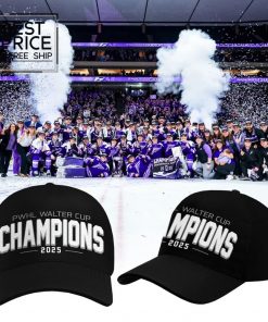 PWHL Walter Cup Champions 2025 Special Edition Cap