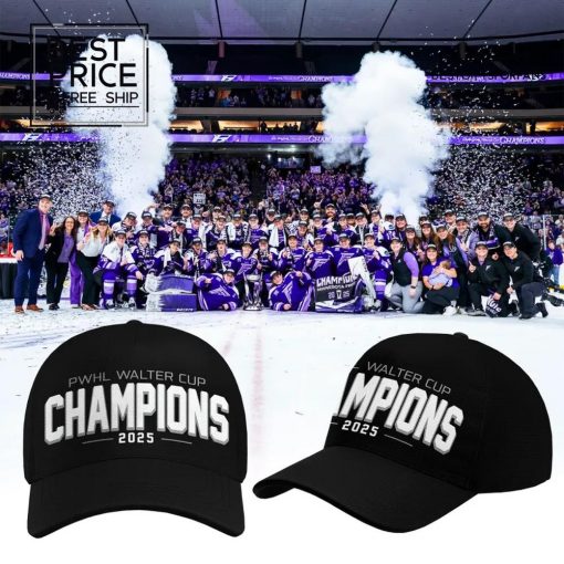 PWHL Walter Cup Champions 2025 Special Edition Cap