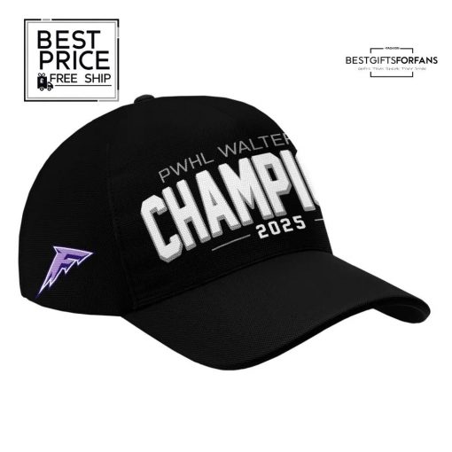 PWHL Walter Cup Champions 2025 Special Edition Cap