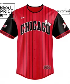 Peanuts x City Connect Chicago White Sox Special Edition Baseball Jersey