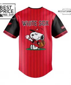Peanuts Snoopy x City Connect Chicago White Sox Baseball Jersey 3