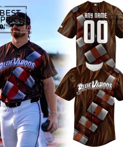 Pensacola Blue Wahoos x Star Wars-themed Limited Edition Baseball Jersey