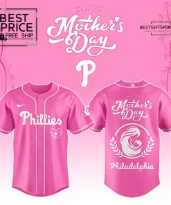 Mother’s Day jersey from the Philadelphia Phillies Special Edition Baseball Jersey