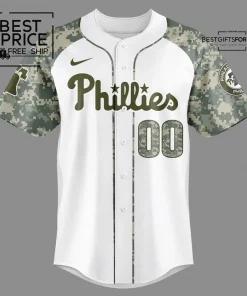 Phillies Salute to Service Night Limited Edition Baseball Jersey