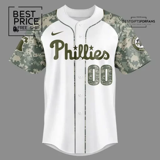 Phillies Salute to Service Night Limited Edition Baseball Jersey