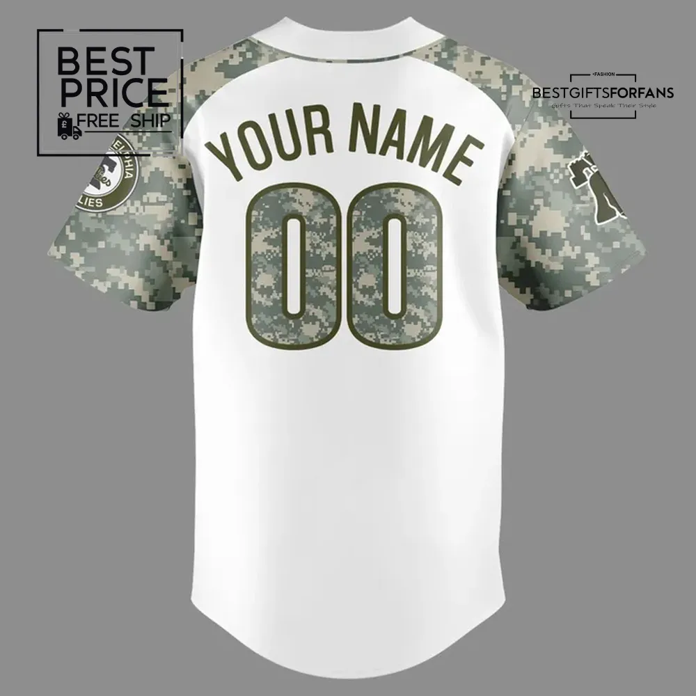Phillies Salute to Service Night Limited Edition Baseball Jersey Phillies Salute to Service Night Limited Edition Baseball Jersey