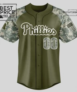 Phillies Salute to Service Night Limited Edition Baseball Jersey