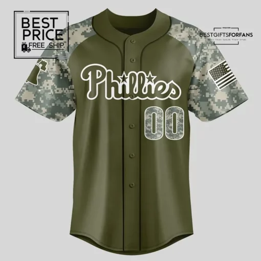 Phillies Salute to Service Night Limited Edition Baseball Jersey