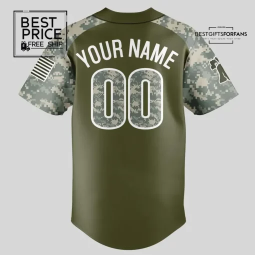 Phillies Salute to Service Night Limited Edition Baseball Jersey