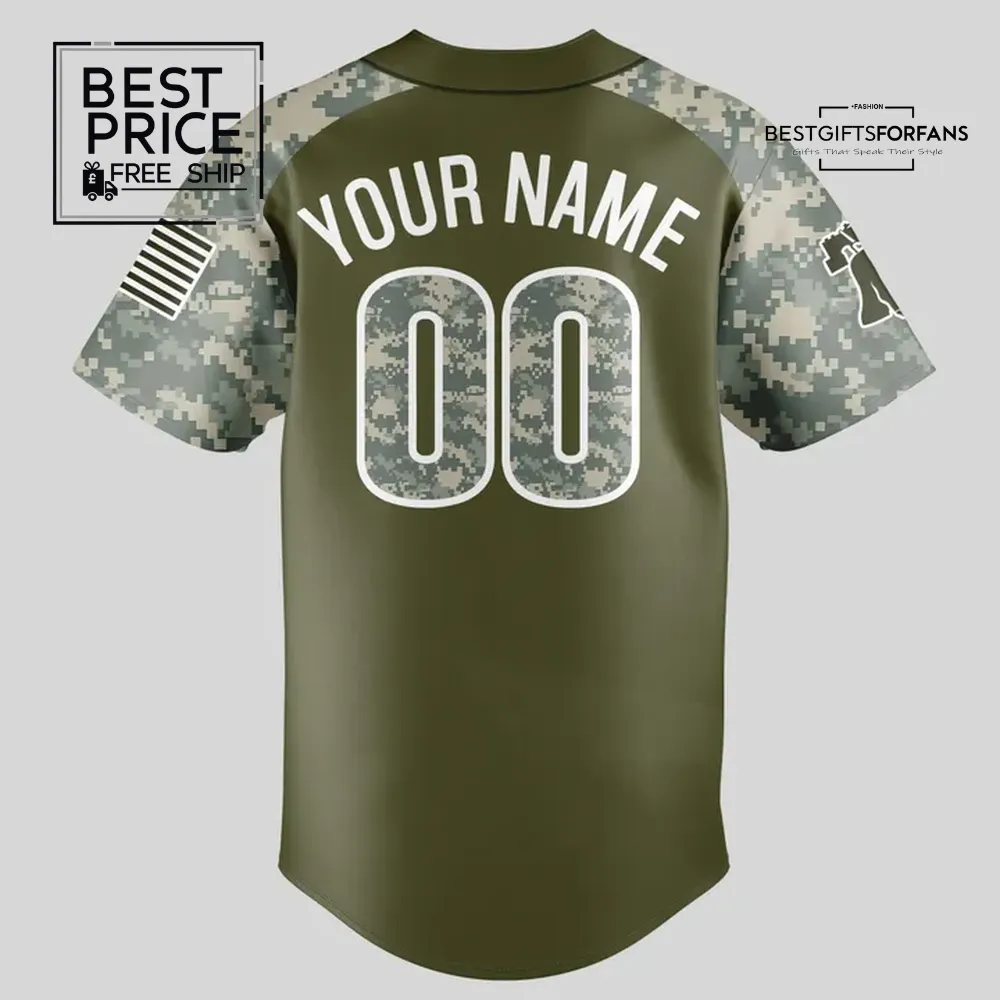 Phillies Salute to Service Night Limited Edition Baseball Jersey Phillies Salute to Service Night Limited Edition Baseball Jersey