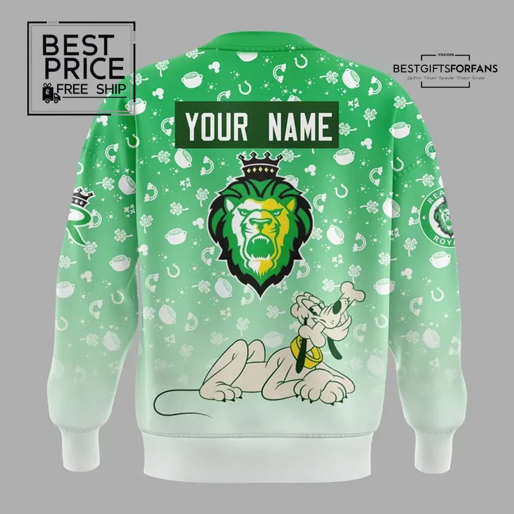 Reading Royals x Mickey Mouse St. Patrick's Day Limited Edition Sweatshirt Reading Royals x Mickey Mouse St. Patrick's Day Limited Edition Sweatshirt