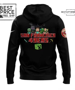 San Francisco 49ers 2025 NFL Minecraft Game Special Edition Hoodie