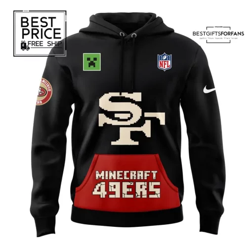 San Francisco 49ers 2025 NFL Minecraft Game Special Edition Hoodie