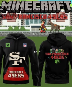 San Francisco 49ers 2025 NFL Minecraft Game Special Edition Hoodie