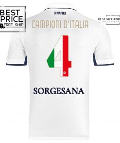SSC Napoli Maglia Gara Away Campioni d�Italia Football Jersey 3