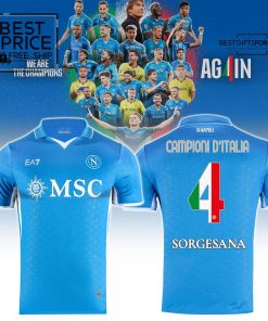 SSC Napoli home Limited Edition Football Jersey