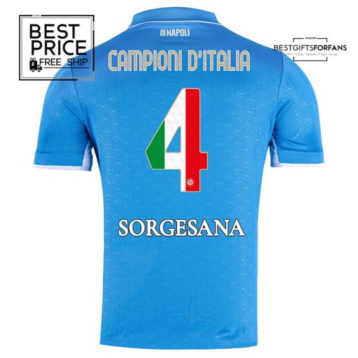 SSC Napoli home Limited Edition Football Jersey