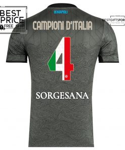 SSC Napoli Maglia Gara Third Campioni d�Italia Football Jersey 3
