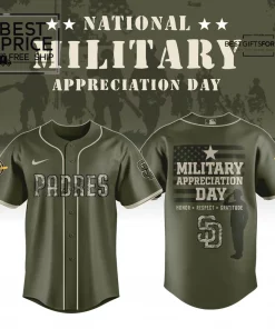 San Diego Padres x Military Appreciation Day Limited Edition Baseball Jersey