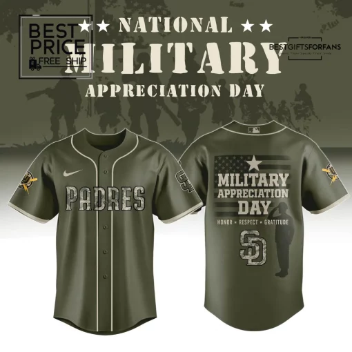 San Diego Padres x Military Appreciation Day Limited Edition Baseball Jersey