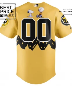 Smokies 2025 Peanuts Night Limited Edition Baseball Jersey 3
