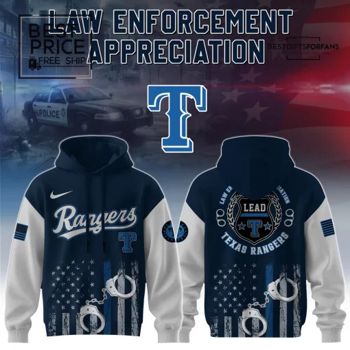 Texas Rangers x Law Enforcement Appreciation Day Special Edition Hoodie