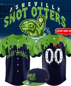 Asheville Tourists “Snot Otters” Special Edition Baseball Jersey