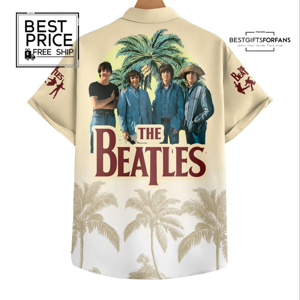 The Beatles Special Edition Hawaiian Shirt The Beatles Special Edition Hawaiian Shirt