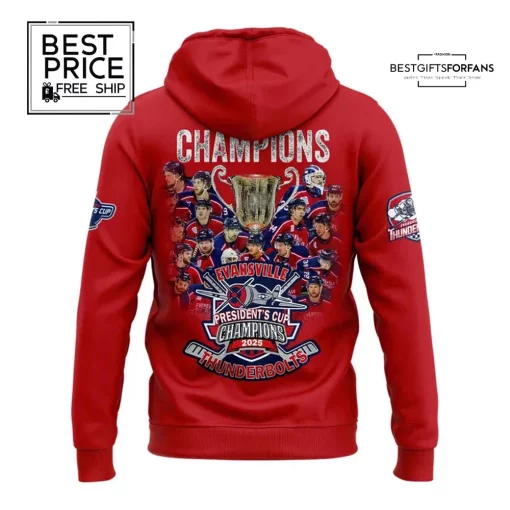 Evansville Thunderbolts championship Limited Edition Hoodie