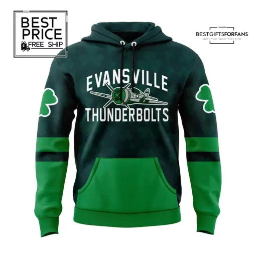 Evansville Thunderbolts St. Patrick’s Day-themed Limited Edition Hoodie