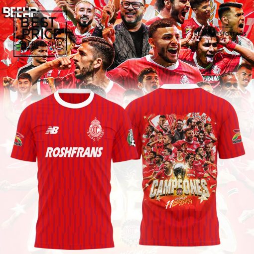  Toluca “Campeones 2025” Liga MX championship Limited Edition T-Shirt