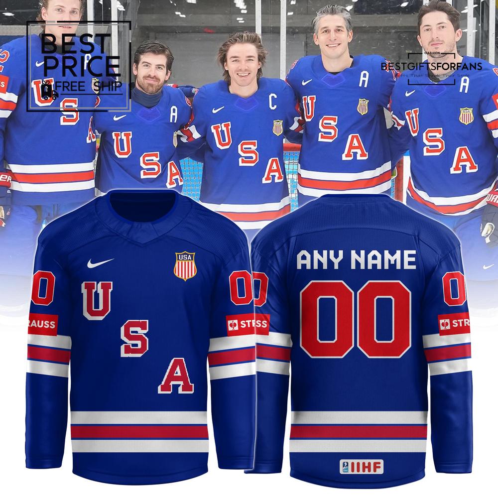 USA IIHF Ice Hockey World Championship Limited Edition Hockey Jersey USA IIHF Ice Hockey World Championship Limited Edition Hockey Jersey