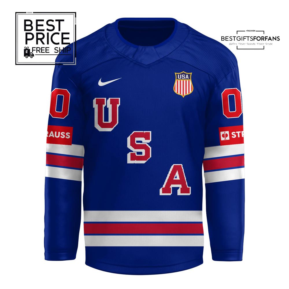 USA IIHF Ice Hockey World Championship Limited Edition Hockey Jersey USA IIHF Ice Hockey World Championship Limited Edition Hockey Jersey