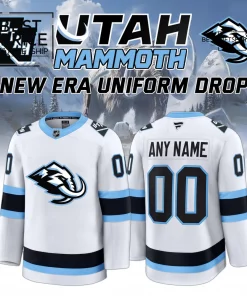 Utah Mammoth White Limited Edition Hockey Jersey