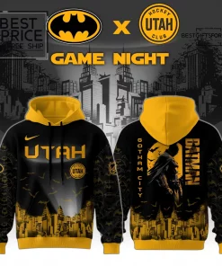 Utah Hockey x DC Batman Game Night Special Edition Hoodie