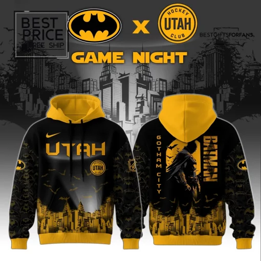 Utah Hockey x DC Batman Game Night Special Edition Hoodie