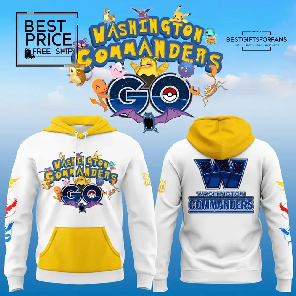 Washington Commanders x Pokémon Special Edition Hoodie Washington Commanders x Pokémon Special Edition Hoodie