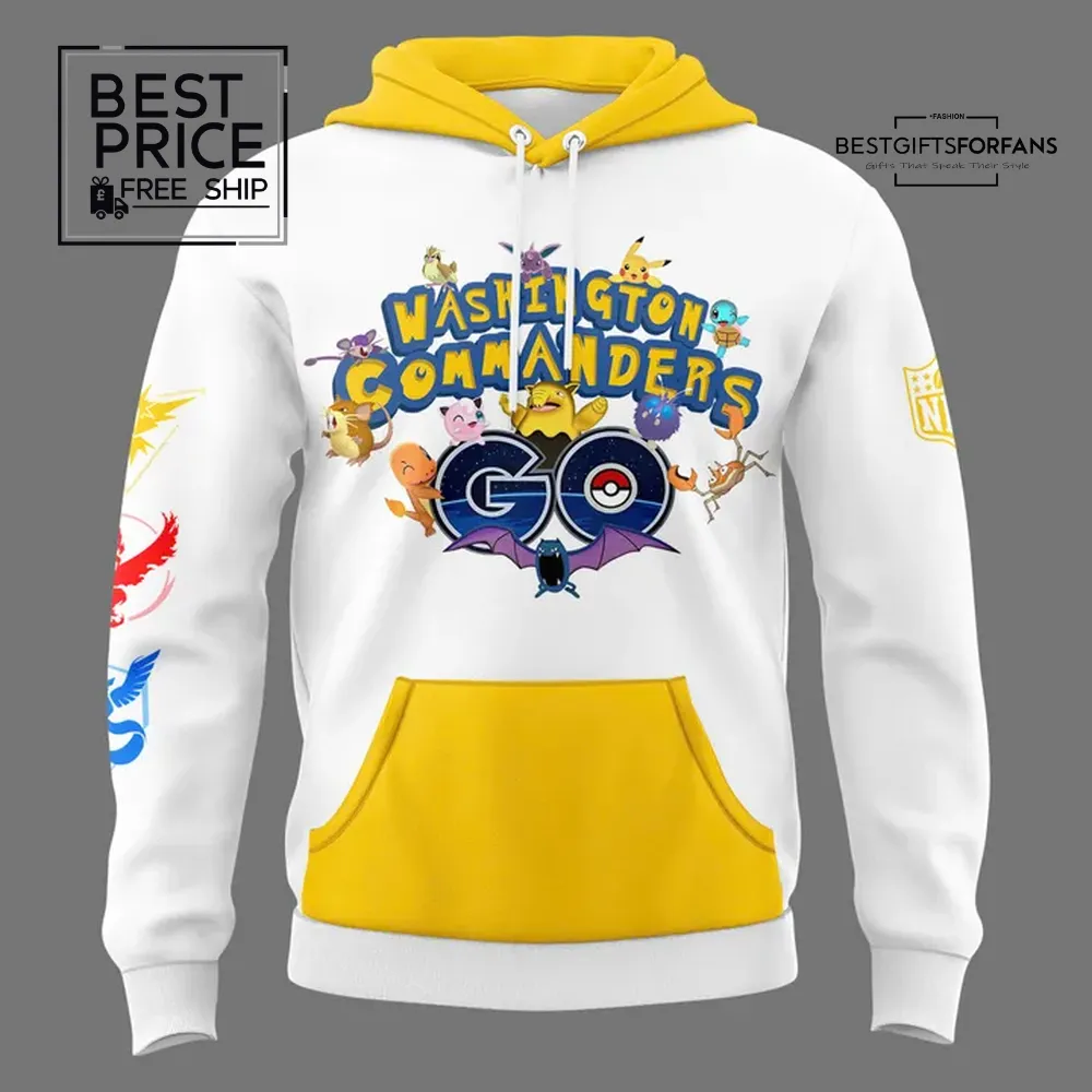 Washington Commanders x Pokémon Special Edition Hoodie Washington Commanders x Pokémon Special Edition Hoodie
