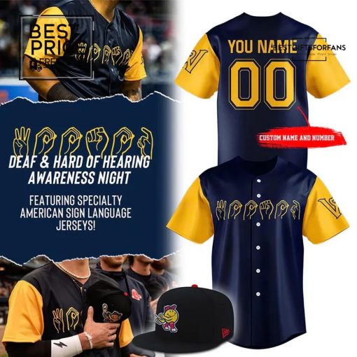 Worcester Red Sox x 2025 Deaf & Hard of Hearing Awareness Limited Edition Baseball Jersey
