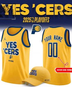 Indiana Pacers “Yes ‘Cers” 2025 NBA Playoffs Limited Edition Basketball Jersey