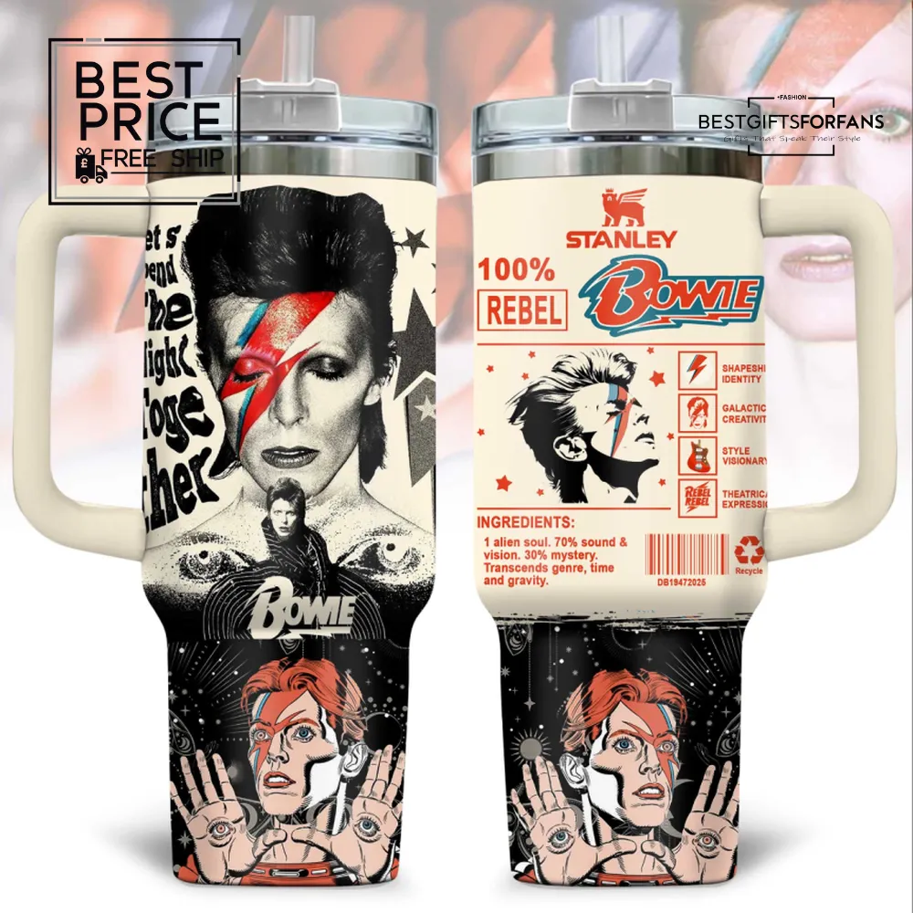 Iconic David Bowie Limited Edition Stanley Tumbler Iconic David Bowie Limited Edition Stanley Tumbler